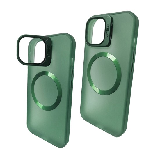 Capa de Proteção de Fusão de Silicone para Apple iPhone 15 Pro Max Verde